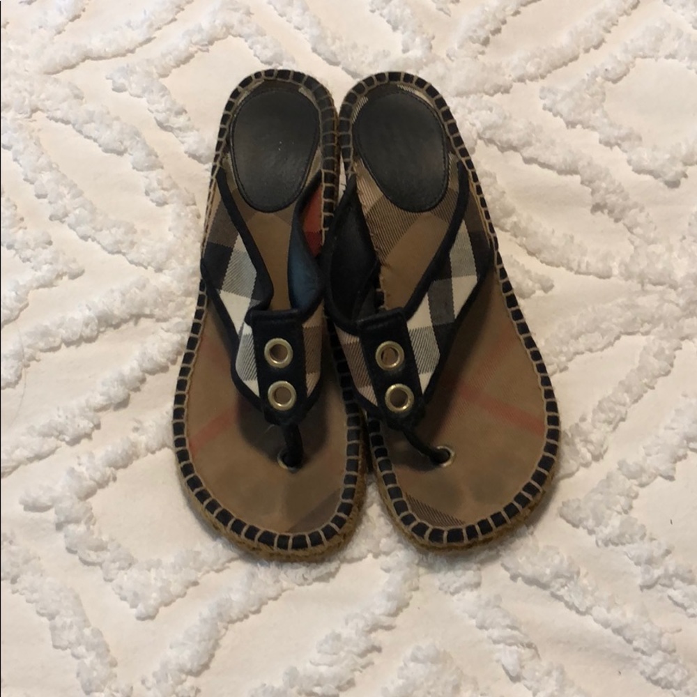 Burberry sandal/wedge/espadrille